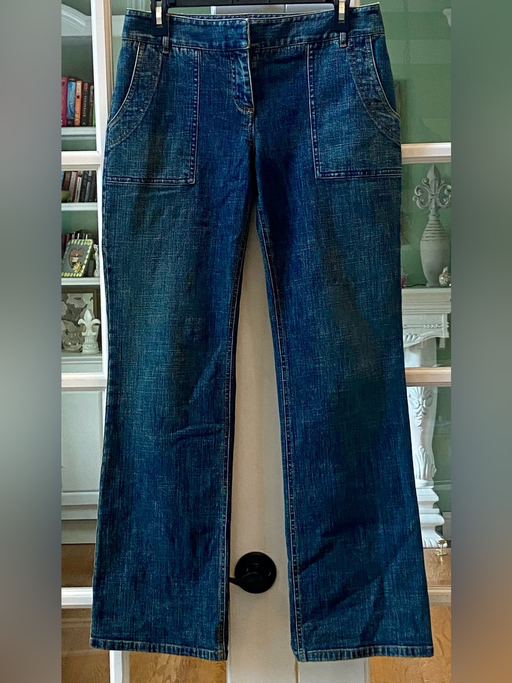 Loft Patch Pocket Bootcut Jeans Size 4